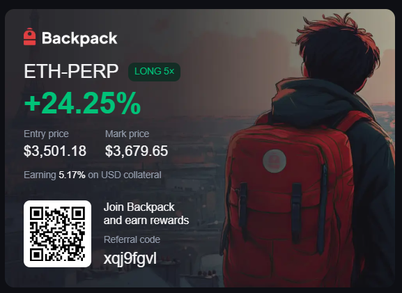 CaioBarassa's tweet image. If you&apos;re still unsure about the best trading platform, you should check out
@Backpack

A phenomenal team always eager to help the protocol grow.  

This week I&apos;m like...  

Enter Now backpack.exchange/join/xqj9fgvl

#Backpack #BackpackChallenge