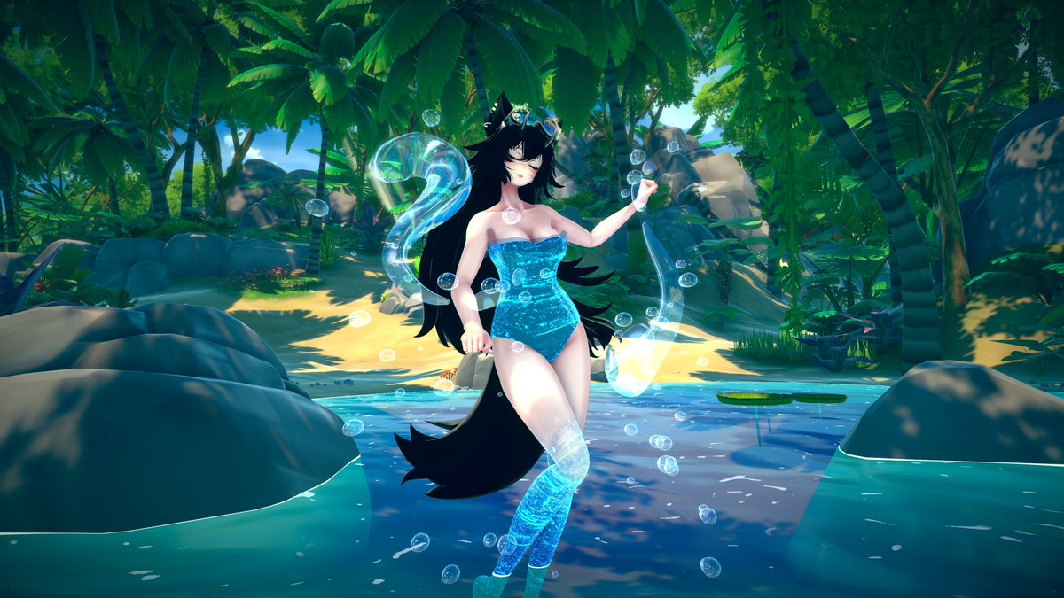 I have been learning the arts of water bending 🌊

#Lasyusha #ラシューシャ
#VRChat #VRChatPhotography