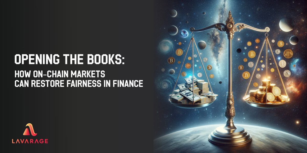 Lavarage | Ultimate Capital Efficiency on DeFi ๐ (@lavaragexyz) on Twitter photo Every Wednesday we share original research and insights into how crypto products are evolving. Whatโs working, what isnโt, and where things are headed.
๐ This week <a href="/My_Friend_Noah/">Noah | Lavarage.xyz</a> breaks down: Why on-chain markets are dismantling structural privilege , and why transparency is a Every Wednesday we share original research and insights into how crypto products are evolving. Whatโs working, what isnโt, and where things are headed.
๐ This week <a href="/My_Friend_Noah/">Noah | Lavarage.xyz</a> breaks down: Why on-chain markets are dismantling structural privilege , and why transparency is a