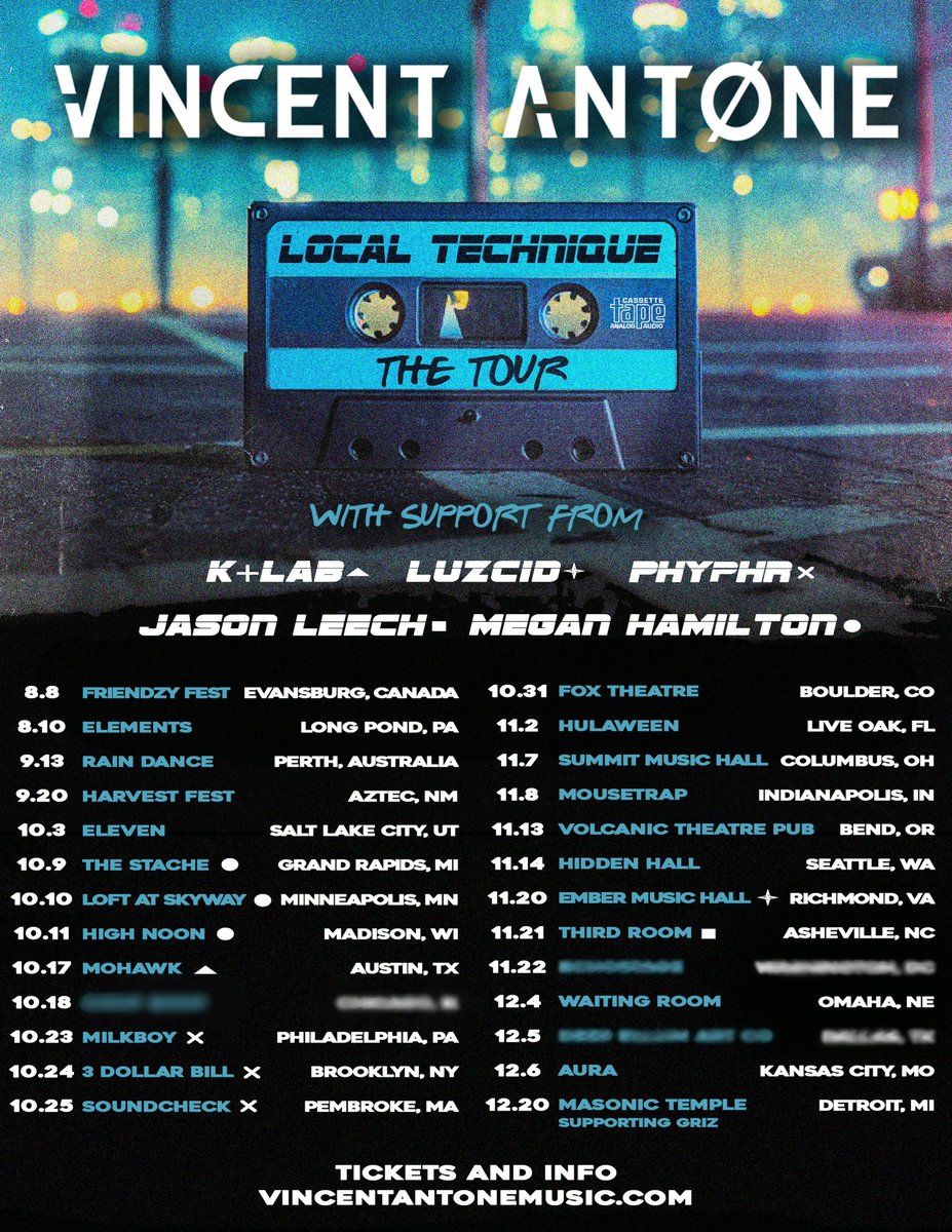 Vincent Antone (@vincentantone1) on Twitter photo Wake up babe - new VA tour just dropped 🫶
🎟️ available now! Wake up babe - new VA tour just dropped 🫶
🎟️ available now!