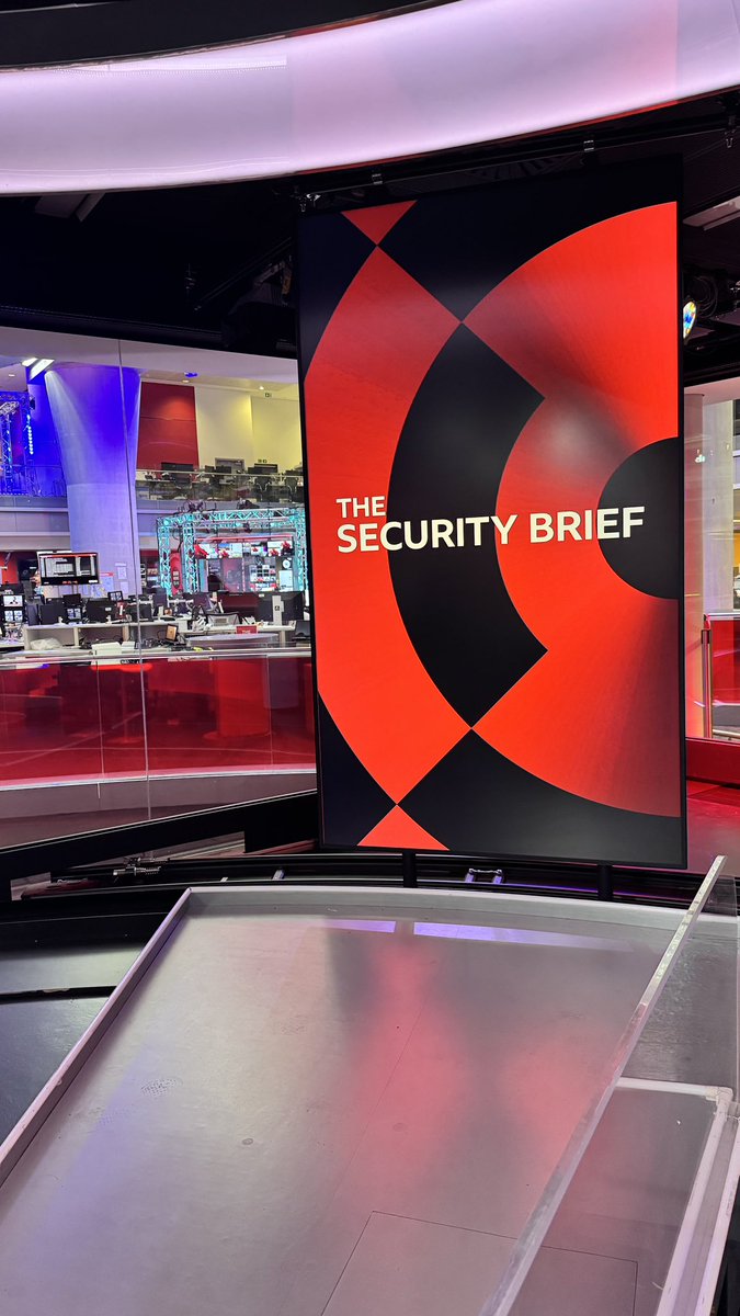 The #SecurityBrief rescheduled from last night to tonight (August 6, 2025), 2030hrs.
Analysis on the U.S Submarine Nuclear deterrent. Our guest? A former UK  submarine commander. <a href="/BBCWorld/">BBC News (World)</a> - one to watch!