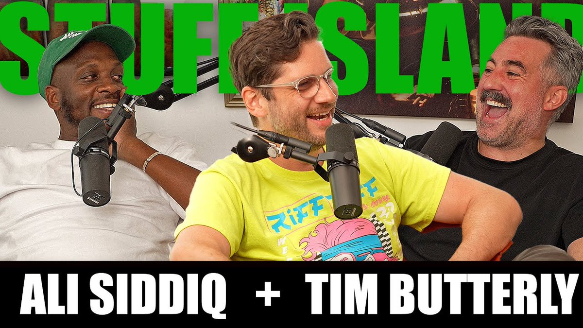 Stuff Island (@stuffislandcast) on Twitter photo New episode of Stuff Island is out now with guest <a href="/Ali_Speaks/">Ali Siddiq</a> and <a href="/timbutterly/">Tim Butterly</a> check it out below!
Youtube: youtu.be/Zh6_zMSfjm0
Apple: podcasts.apple.com/us/podcast/ali…
Spotify: open.spotify.com/episode/62lL3p…
Patreon: Patreon.com/stuffisland New episode of Stuff Island is out now with guest <a href="/Ali_Speaks/">Ali Siddiq</a> and <a href="/timbutterly/">Tim Butterly</a> check it out below!
Youtube: youtu.be/Zh6_zMSfjm0
Apple: podcasts.apple.com/us/podcast/ali…
Spotify: open.spotify.com/episode/62lL3p…
Patreon: Patreon.com/stuffisland