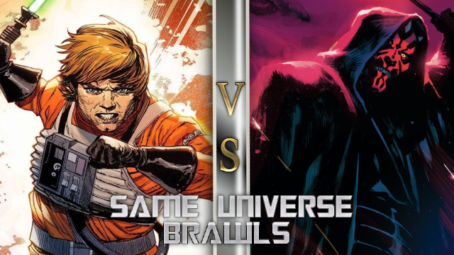imagine if luke skywalker and darth maul fought each other.