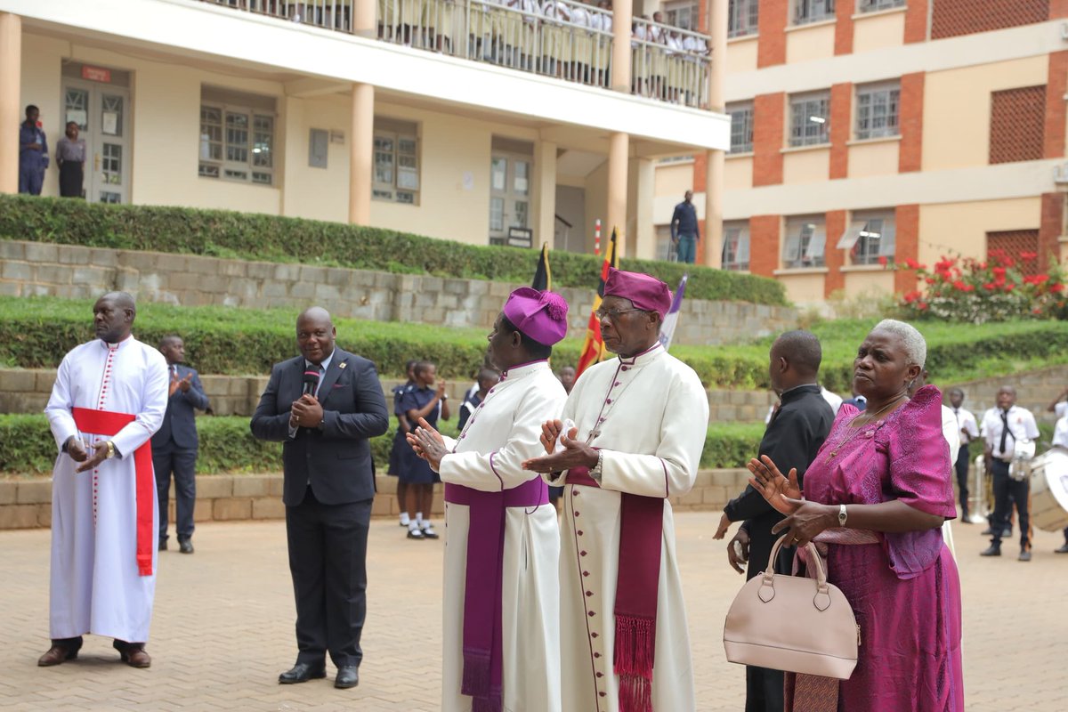 We were honoured to have the Rt. Rev. Moses Banja together with Rtd Bishop Wilberforce Kityo Luwalira for our Pastoral visit. The Library Laboratory Block is now called Bishop Wilberforce Kityo Luwalira Block as named by Bishop Banja. He also laid a Foundation Stone for the New