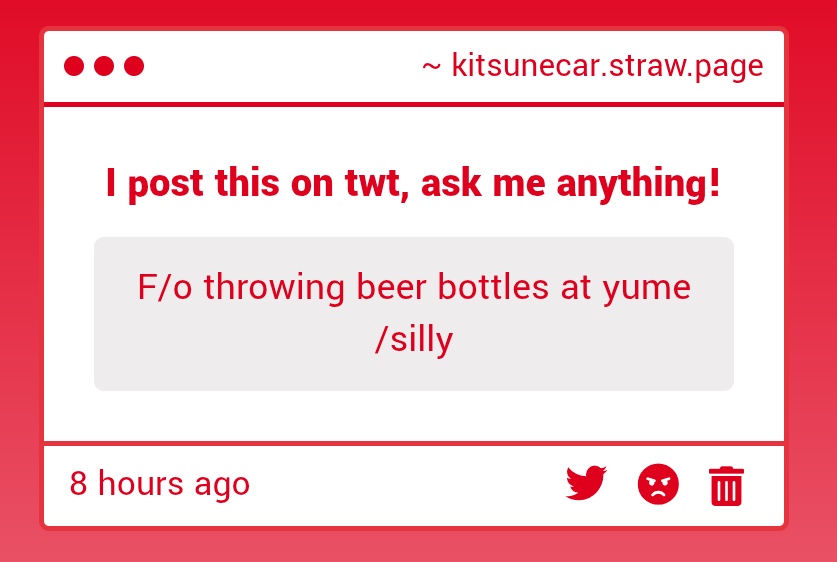 that one image of asuka throwing bottles at shinji as your yumeship