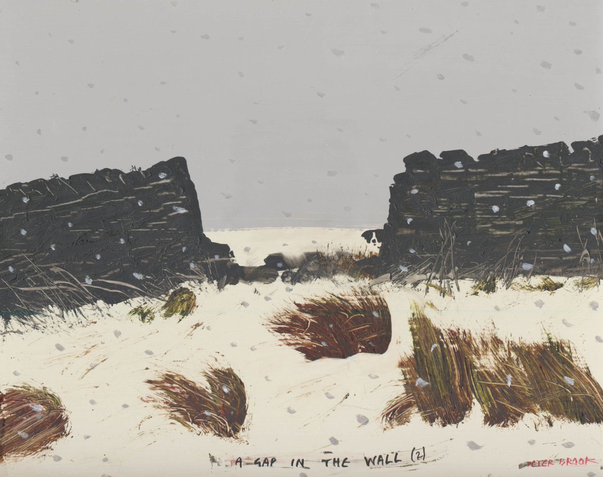 ‘A gap in the wall (2)’ by Peter Brook RBA