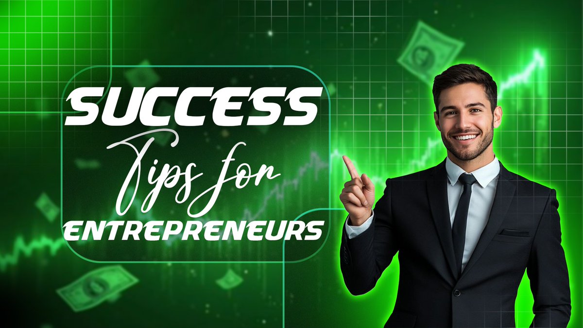 Compixal's tweet image. 3 Quick Success Tips for Entrepreneurs:

Solve real problems

Build a strong network

Learn from every failure

Success = Mindset + Execution + Consistency

#EntrepreneurTips #StartupLife #BusinessGrowth #SuccessMindset #Leadership #smallbiztips