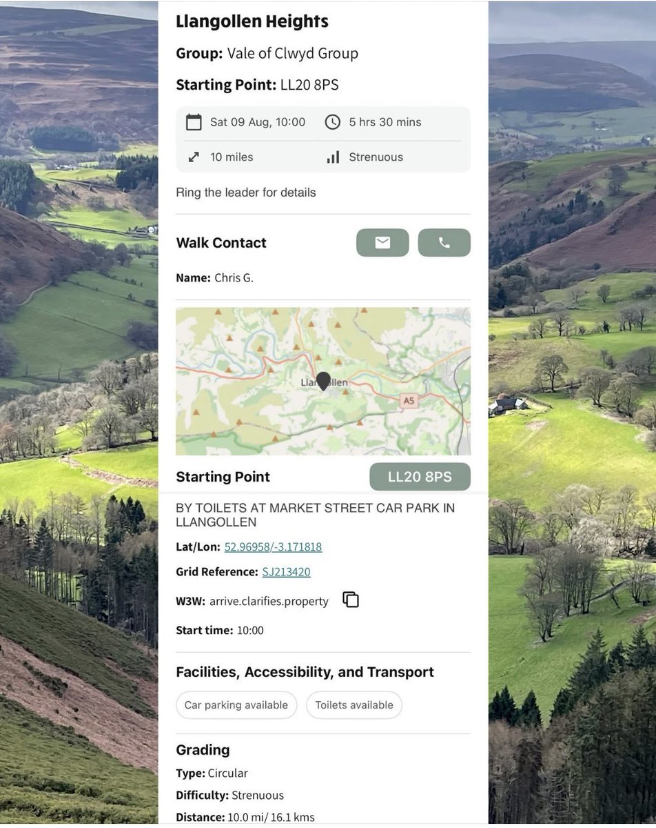 See also the Ramblers UK website or app. for up to date information ramblers.org.uk
Please consider car sharing