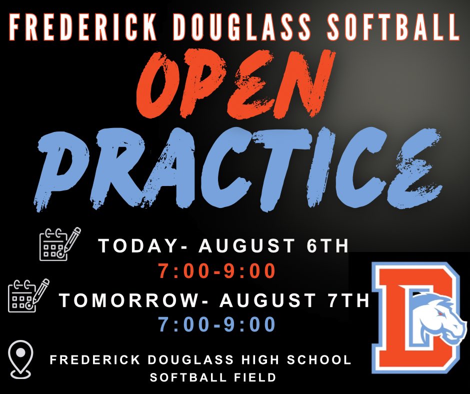 Reminder- Open field practice today and tomorrow from 7:00-9:00 at FDHS softball field!
Any incoming 7th- 12th grade player that is interested in joining the team for the 2026 season is welcome!
* Bring all necessary gear and come dressed to play including cleats
#broncosoftball
