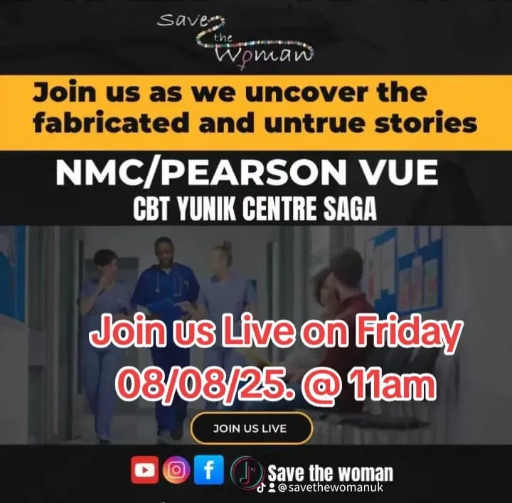 vm.tiktok.com/ZNdx6bTYe/  
*Friday 08 Aug 2025*

Time : *11am* 
*Procedural Failures and Accountability Gaps*

If you would like to be one of the guest speakers, please reach out on time......for zoom link
*Appeals and Solidarity: A Fight for Justice* <a href="/_nmcwatch/">NMCWatch:Registrant Care</a> <a href="/NursesEquality/">Equality 4 Black Nurses</a>