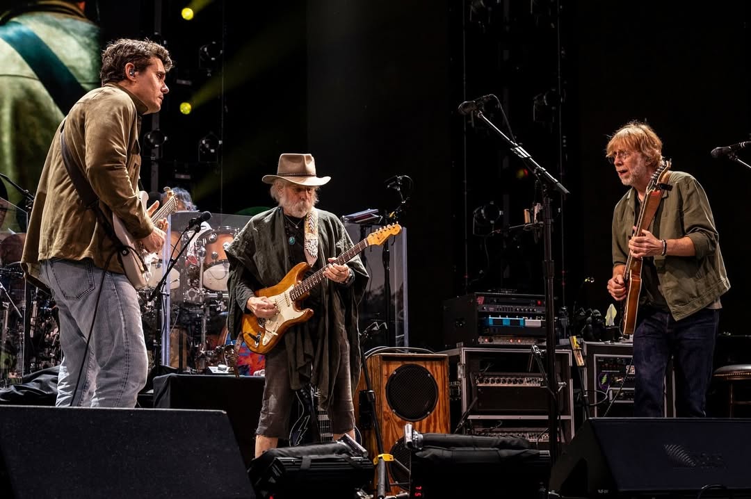 John Mayer (@johnmayer) on Twitter photo Night 3 in Golden Gate Park celebrating 60 years of <a href="/GratefulDead/">Grateful Dead</a> will be a one we’ll never forget. I finally had the chance to play with <a href="/treyanastasio/">Trey Anastasio</a>, and beyond the full-circle moment of it all, the lock we had going was instant. Trey’s ear-to-fretboard data transfer time is Night 3 in Golden Gate Park celebrating 60 years of <a href="/GratefulDead/">Grateful Dead</a> will be a one we’ll never forget. I finally had the chance to play with <a href="/treyanastasio/">Trey Anastasio</a>, and beyond the full-circle moment of it all, the lock we had going was instant. Trey’s ear-to-fretboard data transfer time is
