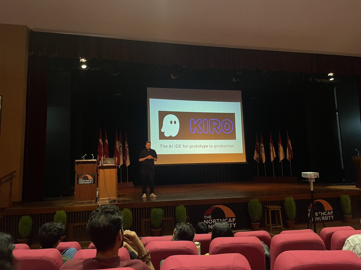 BhavyaAggarwal0's tweet photo. Attended the Dev Day: Generative AI event by @awscloud — explored how to build AI agents using AWS and dove deep into their architectural foundations.

Thanks for the insightful session, @edjgeek @ErikCH @uma_ramadoss 🙌

#AWS #GenerativeAI #DevDay https://t.co/EYe1H6KY28