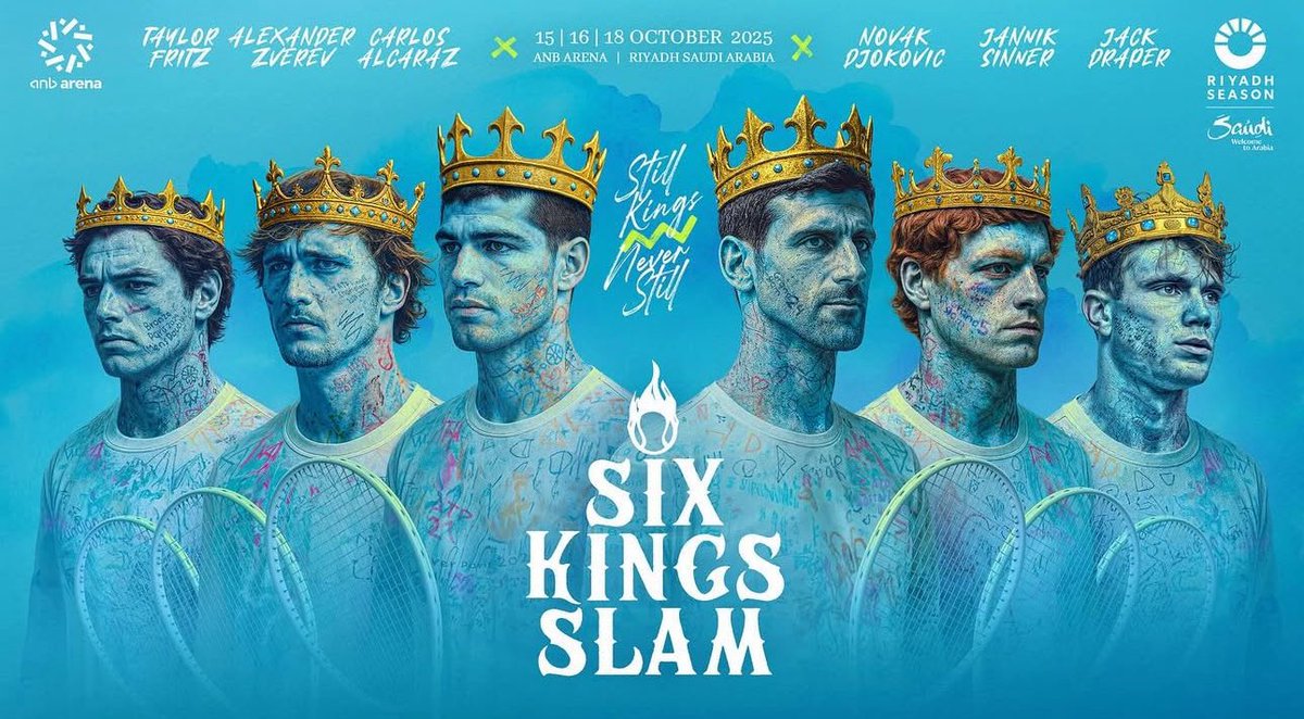 بمشاركة نجوم التنس العالميين..

إقامة بطولة #SixKingsSlams للتنس في الفترة 15-18 أكتوبر المقبل ضمن فعاليات #موسم_الرياض على ANB Arena 

#الإخبارية_رياضة