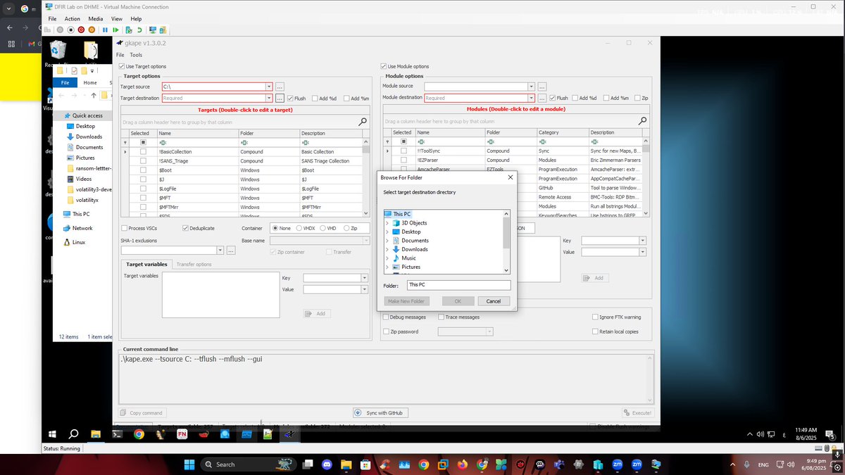 ولله الحمد انتهينا من تقديم اليوم الرابع من المعسكر التدريبي، حيث غطينا أدوات مهمة في مجال التحليل الجنائي الرقمي DFIR، مثل:
🔹 FTK Imager
🔹 Autopsy
🔹 Volatility
🔹 KAPE

كما تطرقنا إلى إطار MITRE ATT&amp;CK لفهم تكتيكات وأساليب المهاجمين.
#CyberGuard_DFIR
<a href="/CGClub_sa/">CyberGuard Club🛡️💻</a>