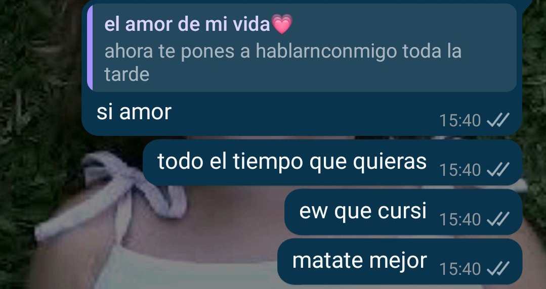 me pase de romántica me parece