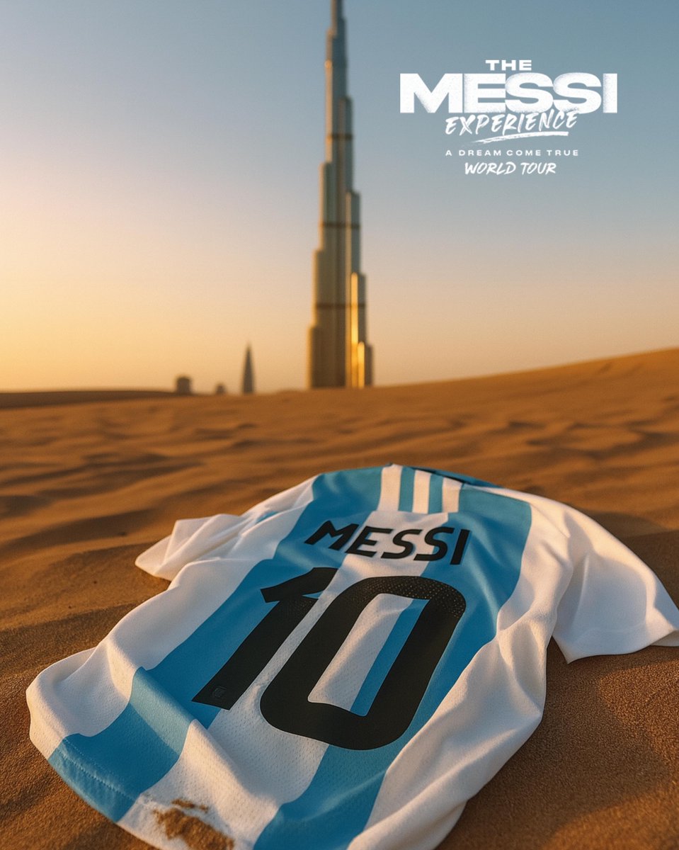 ⚽️ The thrill of football has a new destination: The Messi Experience is waiting for you in Dubai. 🇦🇪

✨ Dive into an immersive, sensory journey through the story of the No. 10: from his beginnings in Rosario to that unforgettable moment when he reached world glory. 🏆🇦🇷

🔥