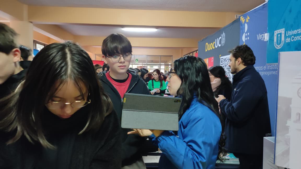 AdmisionUdeC (@admisionudec) on Twitter photo #AdmisiónUdeC Participamos en las ferias vocacionales del Colegio El Arrayán de San Pedro de la Paz, Colegio Inmaculada Concepción de Talcahuano, Liceo Municipal de Nacimiento, Colegio de Cultura de La Unión, entregando información de la <a href="/udeconcepcion/">Universidad de Concepción</a> a 3.198 estudiantes 🏫 #AdmisiónUdeC Participamos en las ferias vocacionales del Colegio El Arrayán de San Pedro de la Paz, Colegio Inmaculada Concepción de Talcahuano, Liceo Municipal de Nacimiento, Colegio de Cultura de La Unión, entregando información de la <a href="/udeconcepcion/">Universidad de Concepción</a> a 3.198 estudiantes 🏫