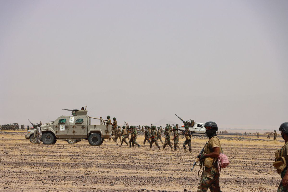 Summer Ahmed سمر احمد (@summerahmeda) on Twitter photo The largest live-fire military exercise in decades.
The Shabwa Defense Forces <a href="/QShbwt/">قوات دفاع شبوة</a> yesterday executed “Swords of Shabwa”, one of the largest live-fire combat exercises in South Yemen in decades. Conducted under the patronage of Southern Transitional Council President, Vice The largest live-fire military exercise in decades.
The Shabwa Defense Forces <a href="/QShbwt/">قوات دفاع شبوة</a> yesterday executed “Swords of Shabwa”, one of the largest live-fire combat exercises in South Yemen in decades. Conducted under the patronage of Southern Transitional Council President, Vice