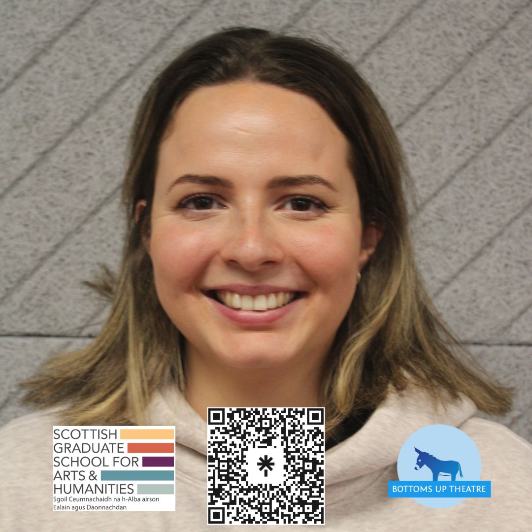 “The emancipation proclamation can only take us so far!"
Esme Paul is our amazing Assistant Director, master of the props and keeping everyone in character
Get your tickets for In His Own Image through the QR code or at thespaceuk.com!