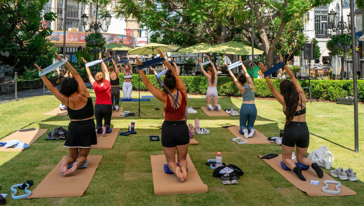 Pilates in The Park with Mastercard ✨ Mastercard cardholders are invited to join us for an exclusive monthly Pilates class, complete with complimentary La La Land Kind Cafe coffee, self-parking and more. RSVP. #PricelessExperience the-grove.visitlink.me/GDGQnN