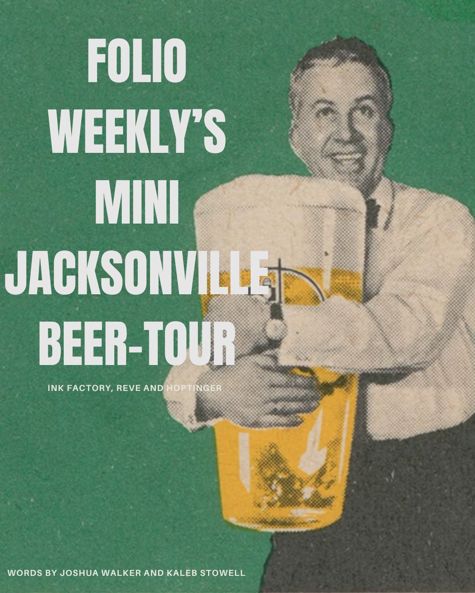 Folio Weekly’s Mini Jacksonville Beer-Tour: Ink Factory, Reve and Hoptinger

Full article and video here: folioweekly.com/2025/08/01/fol…