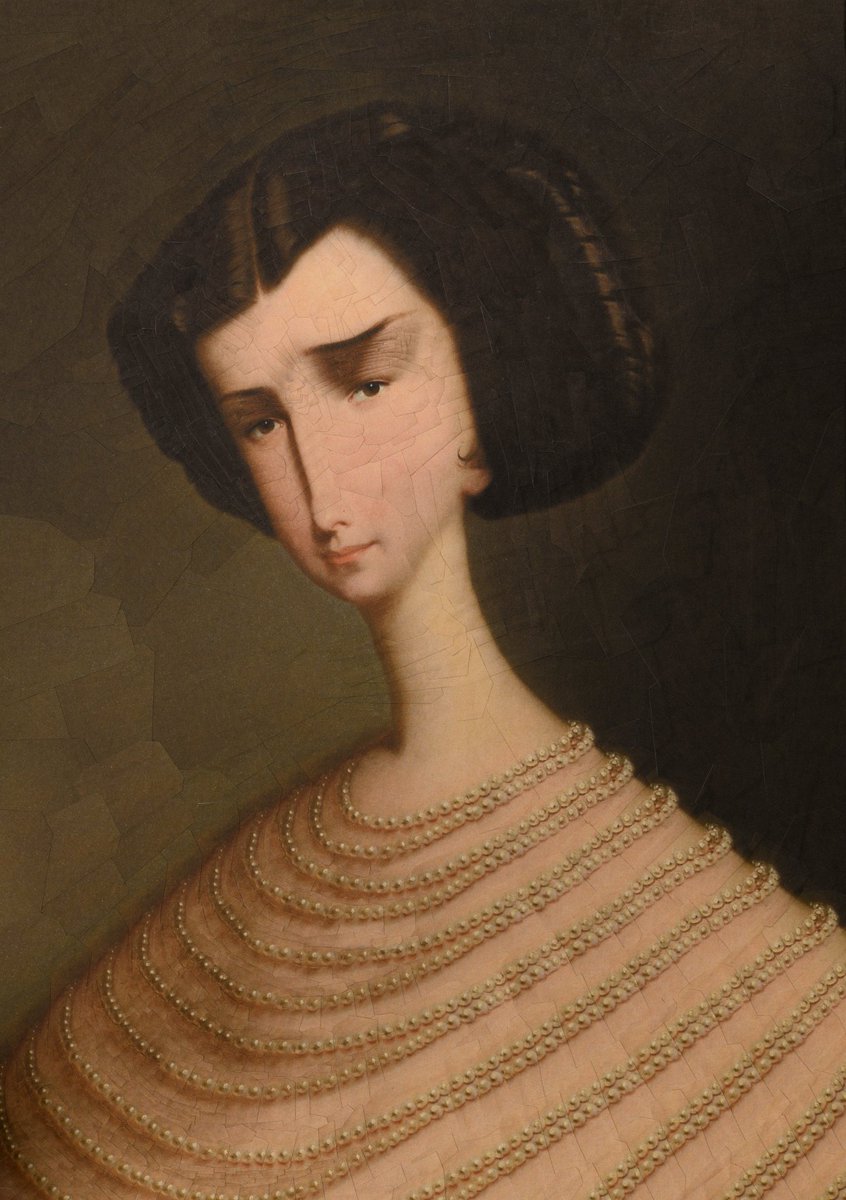 Girl with pearls
after Anton Einsle
8.2 x 11.6 inches