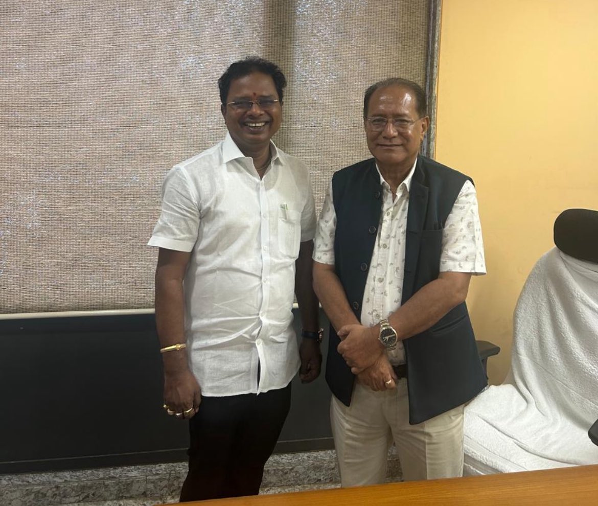 I wholeheartedly thank our BJP National Vice President, Shri M. Chuba Ji, for the opportunity to meet him, made possible through my request to our District President, Shri Siripuram Tejaswar Rao, during his visit to the BJP Party Headquarters in Delhi.”