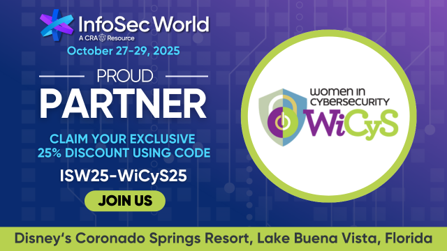 Join WiCyS at InfoSec World 2025, Oct 27–29 in Florida! Save 25% + special rates for gov/edu/nonprofits. Register w/ our code &amp; InfoSec World donates to WiCyS: events.infosecworldusa.com/2025/register?…