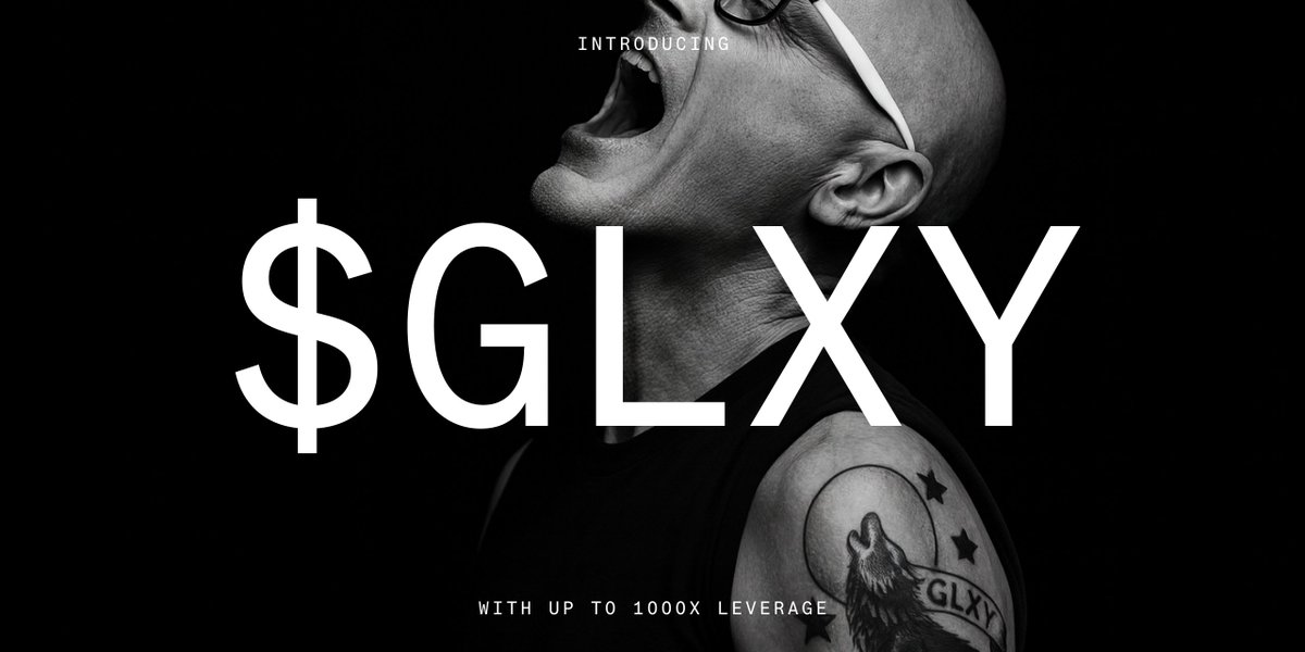 Nuevo listado Degen: $GLXY
<a href="/galaxyhq/">Galaxy</a>
El único lugar en el que tradear $GLXY con hasta 1000x leverage: degen.aevo.xyz/trading/glxy