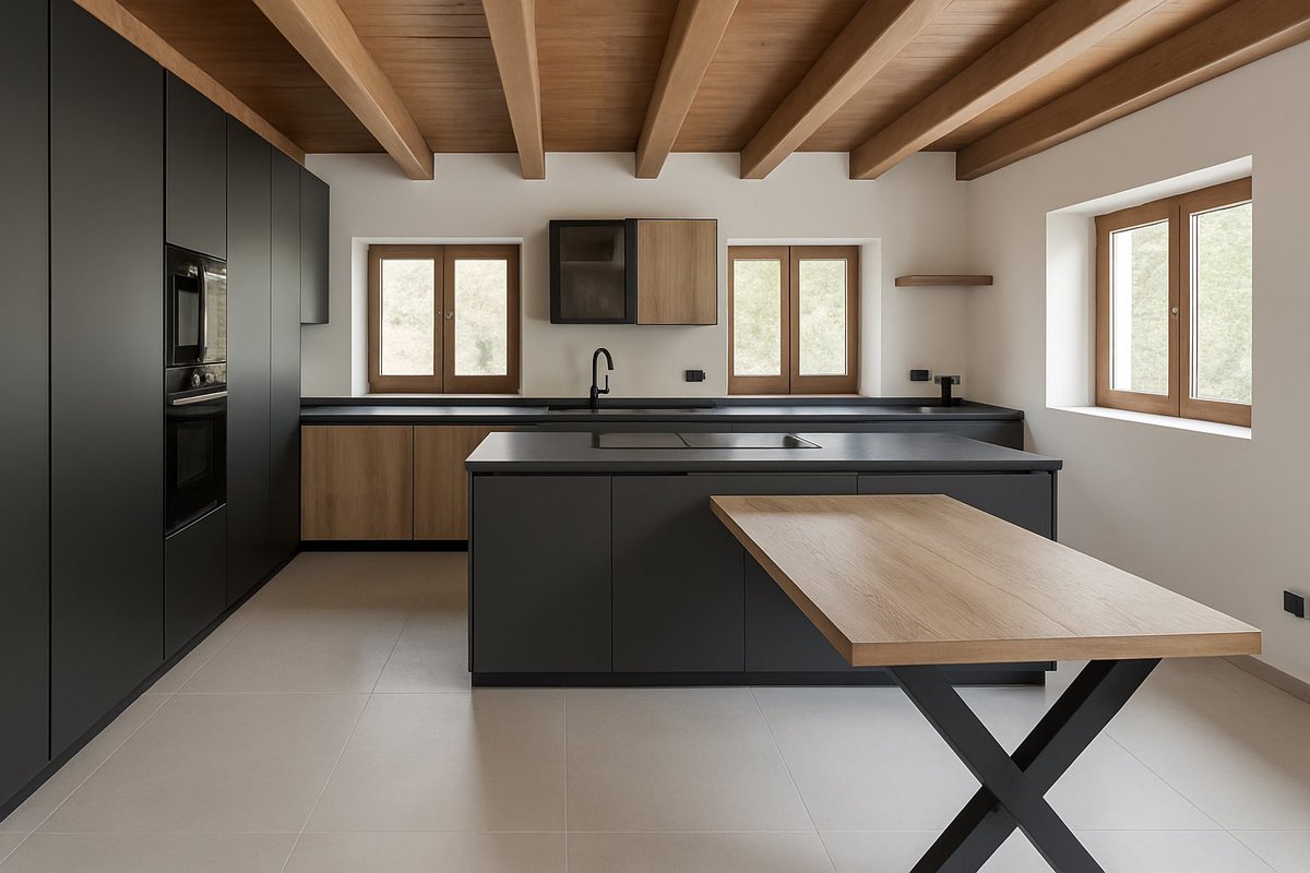 Una de nuestras últimas instalaciones antes de las vacaciones, ¿te gusta? #cocinasburgos #cocinasferroplas #cocinasdediseño #cocinas