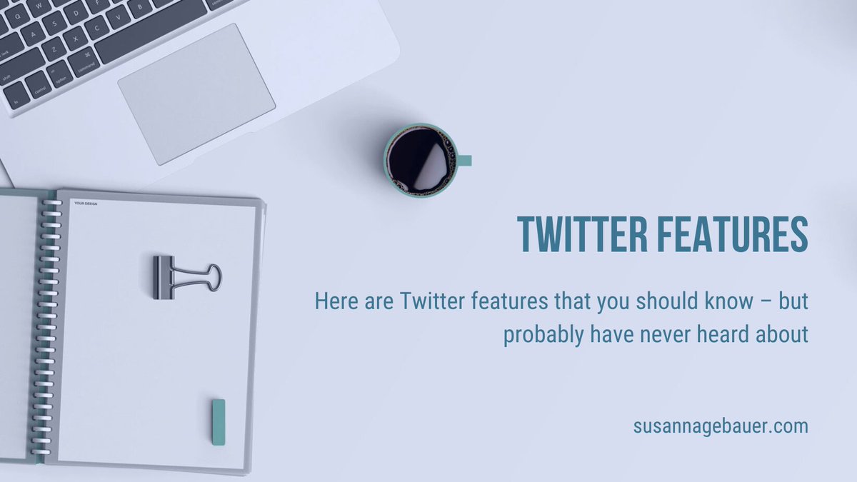 I recently stumbled upon a Twitter feature I had not known before and I instantly thought "Hell, I wish I had known about this ages ago." 

And there are more of these awesome Twitter features you should know: susannagebauer.com/blog/twitter-f…
