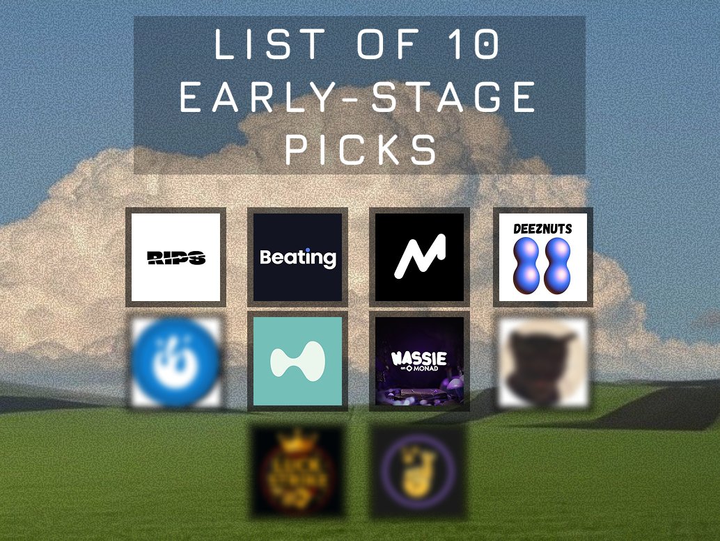 Treff (@0xtreff) on Twitter photo LIST OF 10 EARLY-STAGE PICKS 👇
___________________________
1/ <a href="/iMacroMillions/">Macro Millions</a> (637 Followers)
Chain: Cross-chain
Categories: Gambling, DeFi
2/ <a href="/TheHypeEngine/">HYPE Engine</a> (194 Followers)
Categories: Meme
3/ <a href="/MMT_Official_/">Market Monkey Terminal</a> (437 Followers)
Chain: Cross-chain
Categories: Tools, Infra & Data LIST OF 10 EARLY-STAGE PICKS 👇
___________________________
1/ <a href="/iMacroMillions/">Macro Millions</a> (637 Followers)
Chain: Cross-chain
Categories: Gambling, DeFi
2/ <a href="/TheHypeEngine/">HYPE Engine</a> (194 Followers)
Categories: Meme
3/ <a href="/MMT_Official_/">Market Monkey Terminal</a> (437 Followers)
Chain: Cross-chain
Categories: Tools, Infra & Data