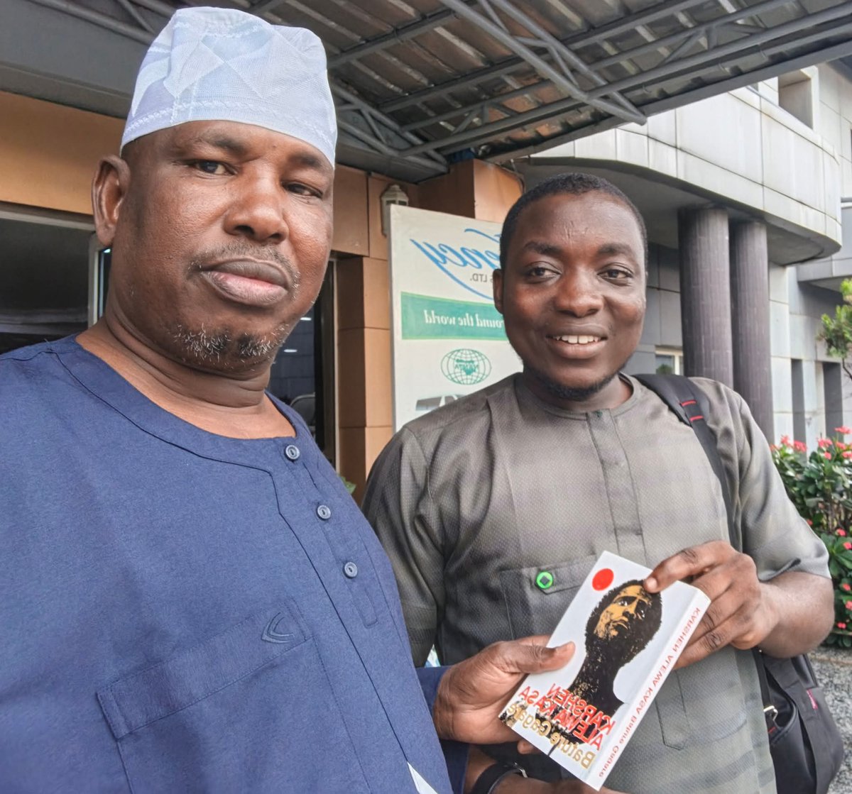 Yusuf Dingyadi (@yusdgyd1) on Twitter photo 'KARSHEN ALEWA KASA' one of the highly class Hausa novel debuts around 80's and 90's.
After some years of loosing a copy, my younger brother Muslim Yusuf has gotten me another one and delivered to me here in Abuja.
Thank you
<a href="/bbchausa/">BBC News Hausa</a>
<a href="/RFI_Ha/">RFI Hausa</a>
<a href="/hausa/">Hausa</a>
<a href="/HausaTechTalk/">Hausa Tech Talk</a> 'KARSHEN ALEWA KASA' one of the highly class Hausa novel debuts around 80's and 90's.
After some years of loosing a copy, my younger brother Muslim Yusuf has gotten me another one and delivered to me here in Abuja.
Thank you
<a href="/bbchausa/">BBC News Hausa</a>
<a href="/RFI_Ha/">RFI Hausa</a>
<a href="/hausa/">Hausa</a>
<a href="/HausaTechTalk/">Hausa Tech Talk</a>