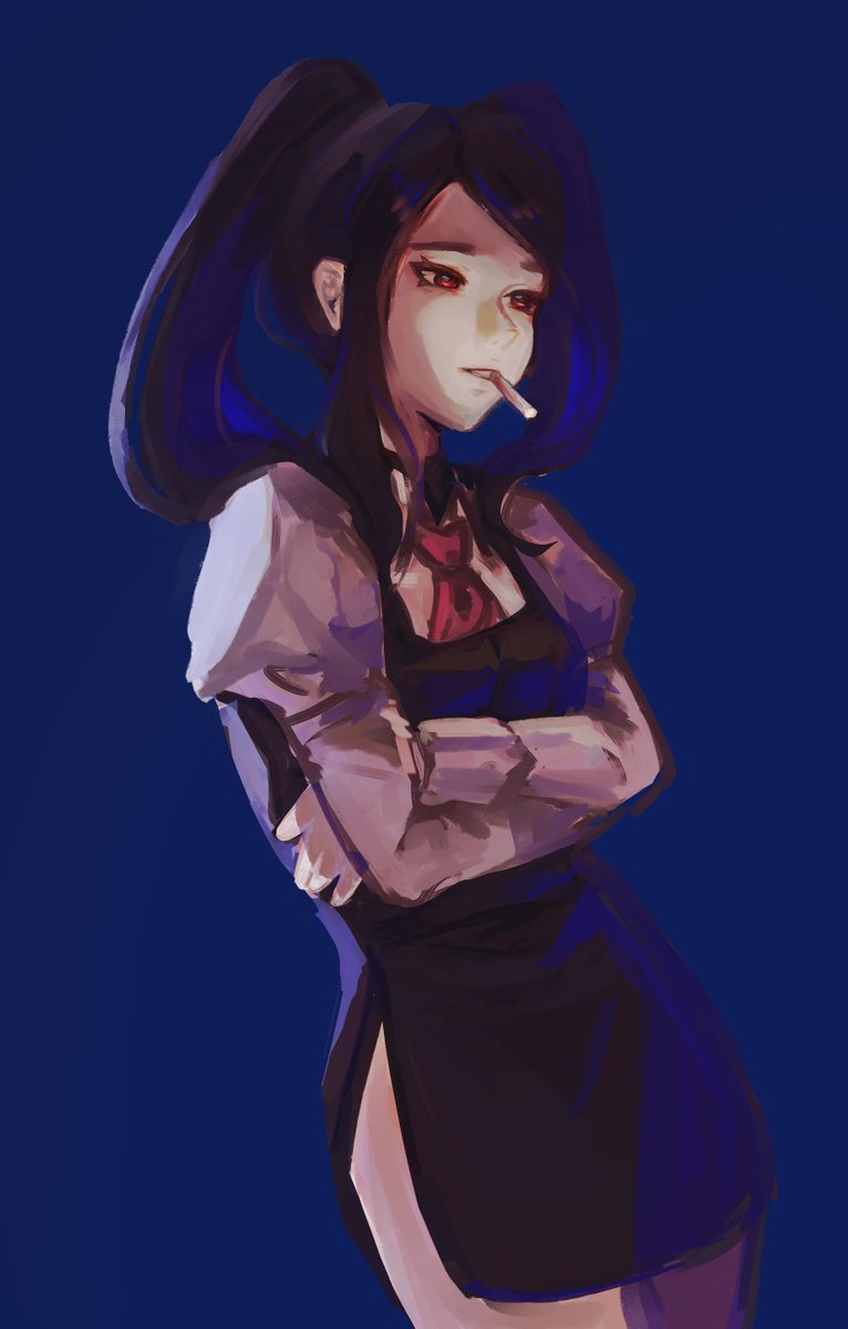 Jill Stingray 💜 #VA11HALLA

Sorry for repost! I wasn't happy with the colors, so I went in and adjusted