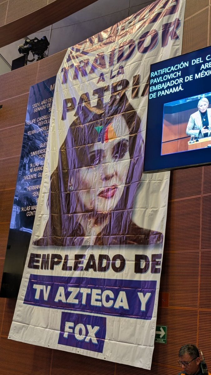 Día 84 preguntándole a Lilly Téllez, <a href="/LillyTellez/">Lilly Téllez</a>: ¿Cuánto te paga #SalinasPliego?
Y se le suma: ¿Cuánto te pagan por ir a Fox News?