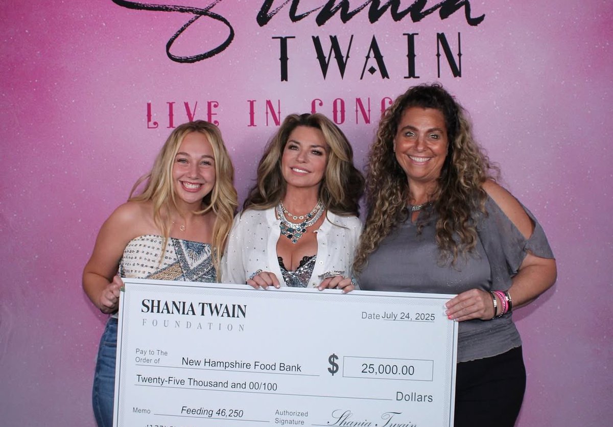 shaniabackup01's tweet image. The Live In Concert Tour was such a special experience for me - not just being with you all, but also giving back to the beautiful communities we visited along the way. Through #theshaniatwainfoundation, we donated $25,000 to a local food bank in every city on the tour. A huge❤️