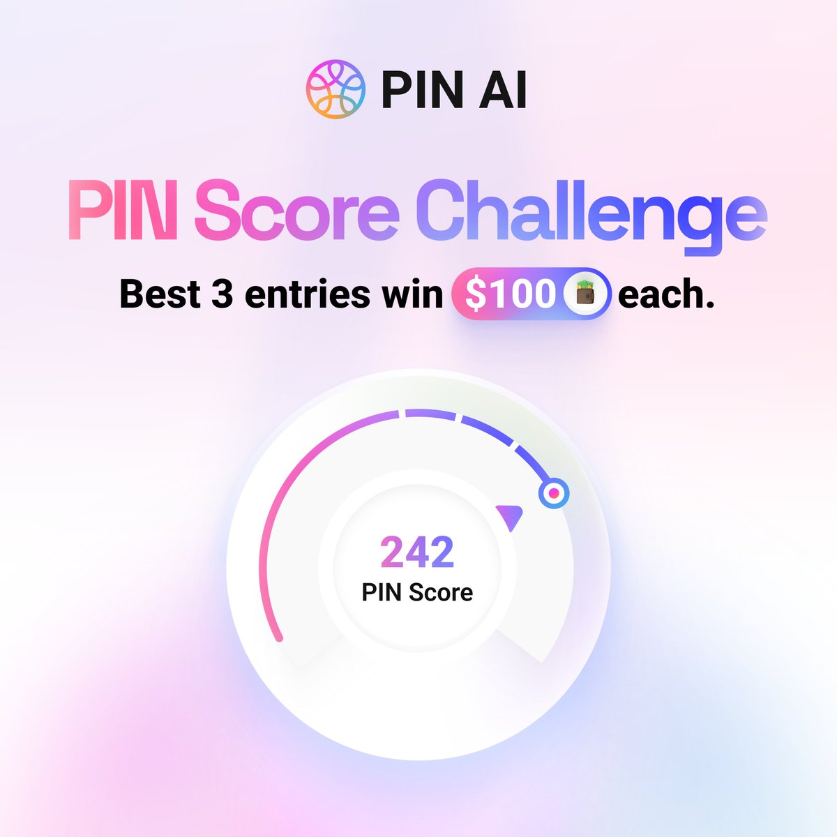 📊 PIN Score Challenge Giveaway

Your PIN Score says more than your X bio ever will.

You linked your life. You trained your AI.
Now flex it.

What to do?
1️⃣ Follow <a href="/pinai_io/">PIN AI</a> + repost this
2️⃣ Drop a screenshot of your PIN Score below
3️⃣ Tag a friend who still thinks ChatGPT is