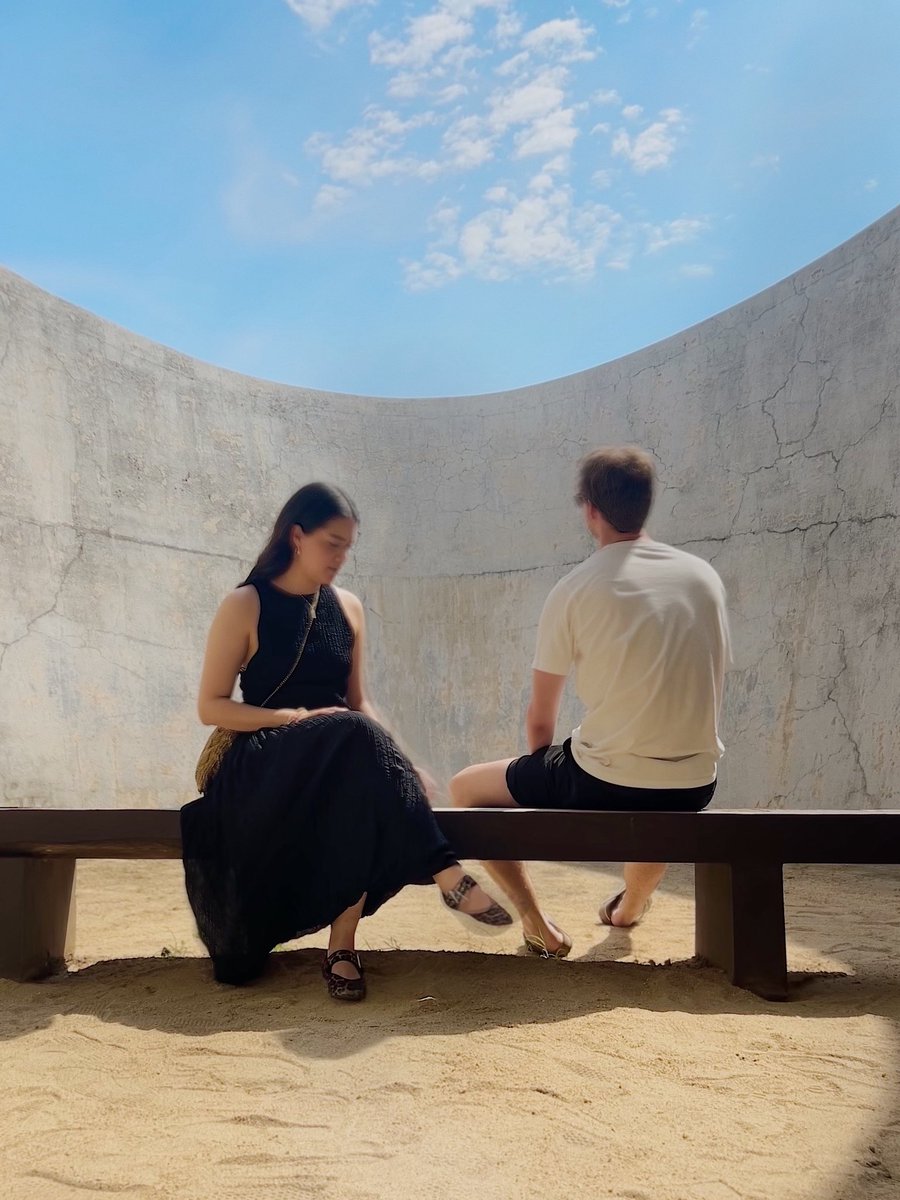 lxnxttx's tweet image. Cuando tus papás fueron a Casa Wabi por Tadao Ando