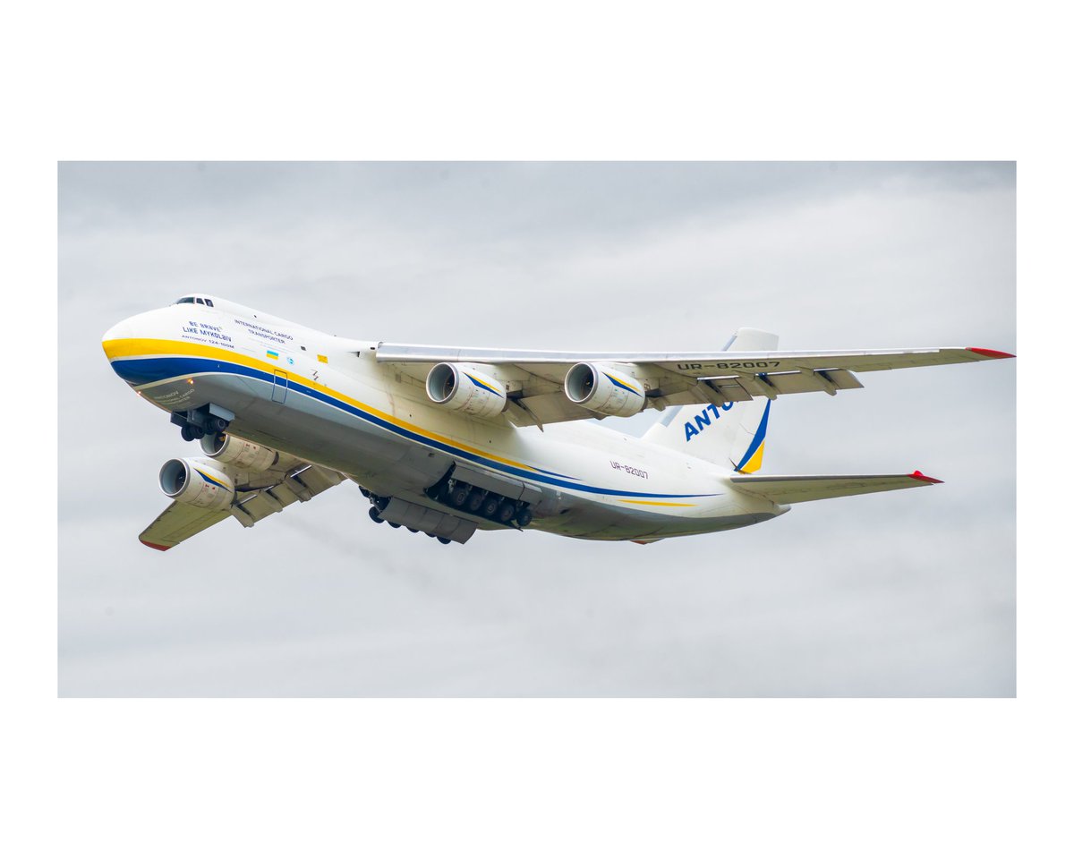 caolanmc_photo's tweet photo. Antonov AN-124 (one of the largest planes in operation in the world) taking off from Dublin Airport this afternoon.
#planespotting #Irishaviation #dublinairport 1/3 https://t.co/AmZK89RrwF