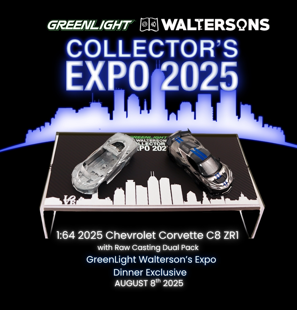 EXCLUSIVE ALERT!
Get the 2025 Corvette C8 ZR1 (Raw Casting Dual Pack) - only 1 of a kind made - at the Waltersons Expo Collector’s Dinner
🎟️ $119 ticket includes:
✅ Exclusive die-cast
✅ Sneak peeks
✅ Meet GreenLight execs
✅ Great food &amp; collector vibes
loom.ly/vF1dSsY