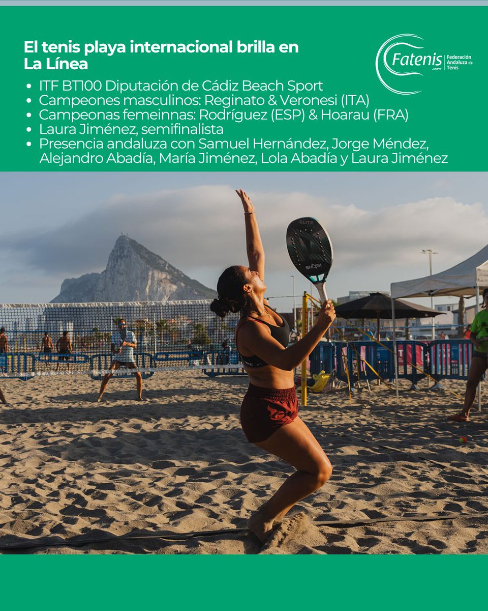 #TenisAndalucía (@fattenis) on Twitter photo 🎾🌍 𝐋𝐚 𝐋í𝐧𝐞𝐚 𝐝𝐞𝐛𝐮𝐭𝐚 𝐜𝐨𝐧 𝐧𝐨𝐭𝐚 𝐞𝐧 𝐞𝐥 𝐜𝐢𝐫𝐜𝐮𝐢𝐭𝐨 𝐦𝐮𝐧𝐝𝐢𝐚𝐥 𝐈𝐓𝐅 𝐝𝐞 𝐭𝐞𝐧𝐢𝐬 𝐩𝐥𝐚𝐲𝐚
ITF BT100 <a href="/diputacioncadiz/">Diputación de Cádiz</a> Beach Sport! 🏖️🔥
👇👇👇
fatenis.com/tenisandalucia…
<a href="/DeporteAND/">Andalucía es Deporte</a>
<a href="/ITFbeachtennis/">ITF - Beach Tennis</a>
📷 <a href="/ibeachsports/">Beach Sports</a> 🎾🌍 𝐋𝐚 𝐋í𝐧𝐞𝐚 𝐝𝐞𝐛𝐮𝐭𝐚 𝐜𝐨𝐧 𝐧𝐨𝐭𝐚 𝐞𝐧 𝐞𝐥 𝐜𝐢𝐫𝐜𝐮𝐢𝐭𝐨 𝐦𝐮𝐧𝐝𝐢𝐚𝐥 𝐈𝐓𝐅 𝐝𝐞 𝐭𝐞𝐧𝐢𝐬 𝐩𝐥𝐚𝐲𝐚
ITF BT100 <a href="/diputacioncadiz/">Diputación de Cádiz</a> Beach Sport! 🏖️🔥
👇👇👇
fatenis.com/tenisandalucia…
<a href="/DeporteAND/">Andalucía es Deporte</a>
<a href="/ITFbeachtennis/">ITF - Beach Tennis</a>
📷 <a href="/ibeachsports/">Beach Sports</a>