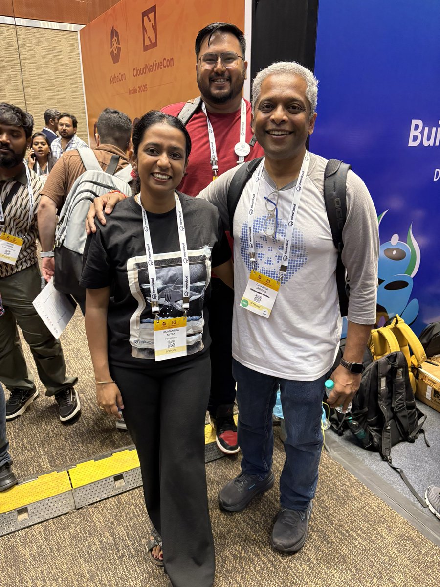 Haimantika Mitra (@haimantikam) on Twitter photo Day 1 Kubecon highlight for me was meeting <a href="/dims/">Davanum Srinivas</a> in-person after 4 years of me pestering him online at the slightest inconvenience. 😁 Day 1 Kubecon highlight for me was meeting <a href="/dims/">Davanum Srinivas</a> in-person after 4 years of me pestering him online at the slightest inconvenience. 😁
