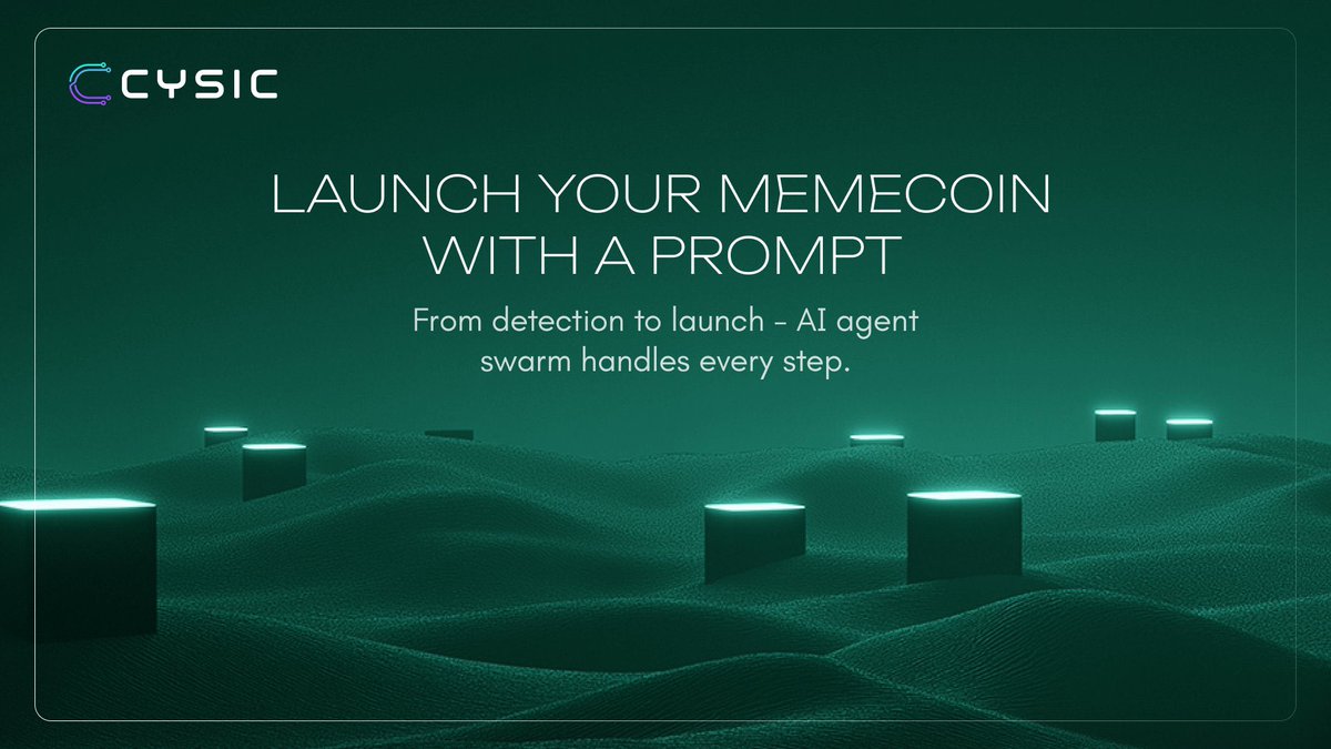 The game just changed <a href="/cysic_xyz/">Cysic</a> now lets you launch a memecoin with nothing but a prompt.
No coding. No dev team. Just pure AI power.

Here’s what Cysic AI handles for you:

• Identifies viral trends in real-time
• Generates token name, symbol, and artwork
• Handles payments