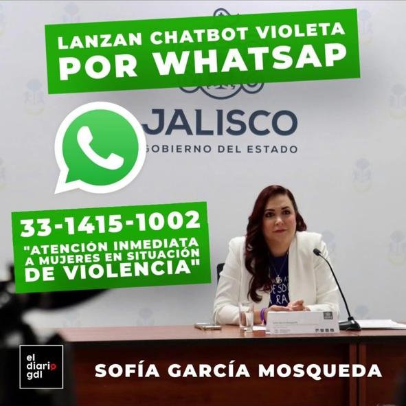 Tu tía Teresa (@teferefe21) on Twitter photo <a href="/SofiaGarciaGDL/">SoySofiaGarcia</a> <a href="/PabloLemusN/">Pablo Lemus Navarro</a> dan más excusas al 911 para no responder las llamadas. El problema no es denunciar, el problema es el acceso a la justicia y lo saben.
#ChatBotVioleta no abona en nada a la crisis de violencia a en contra de las mujeres que está viviendo Jalisco. <a href="/SofiaGarciaGDL/">SoySofiaGarcia</a> <a href="/PabloLemusN/">Pablo Lemus Navarro</a> dan más excusas al 911 para no responder las llamadas. El problema no es denunciar, el problema es el acceso a la justicia y lo saben.
#ChatBotVioleta no abona en nada a la crisis de violencia a en contra de las mujeres que está viviendo Jalisco.