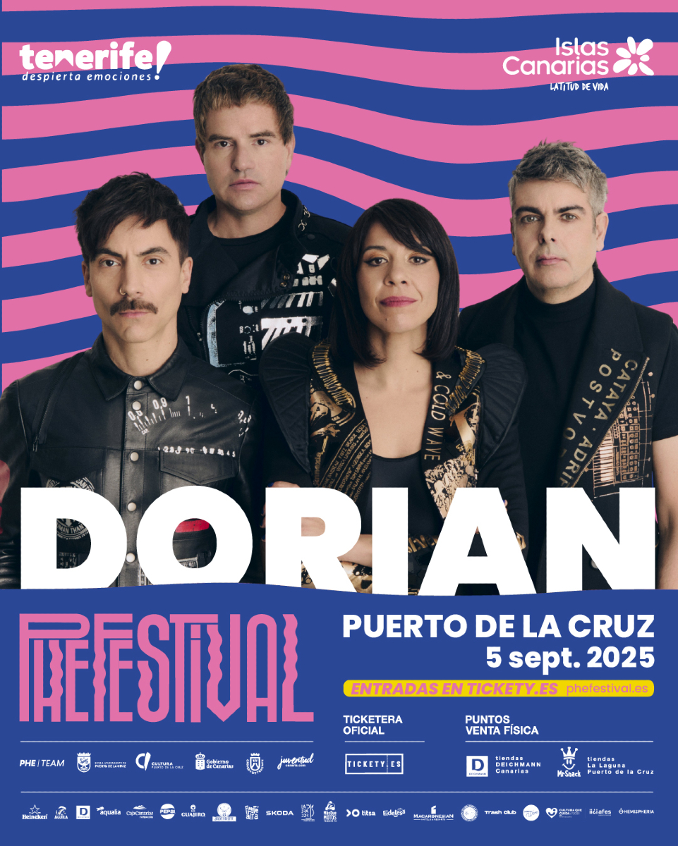 Hay conciertos que sabes que van a quedarse contigo… y el de Dorian será uno de ellos 🌊✨
📍 Puerto de la Cruz, Tenerife
🎟️ Entradas en Tickety.es