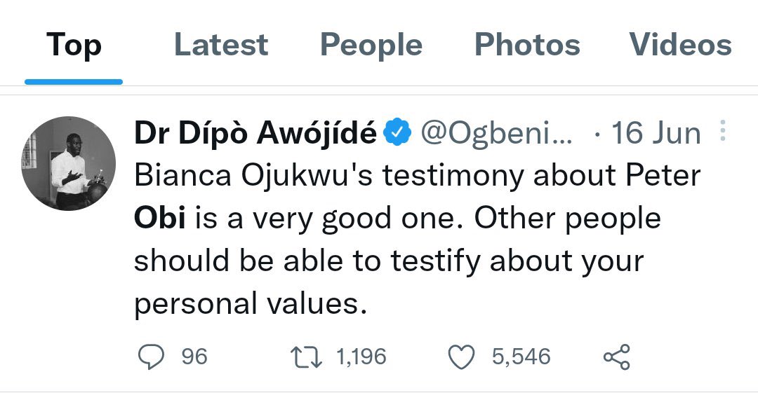 Please read this beautiful tweets about Peter Obi.
Make sure you retweet.