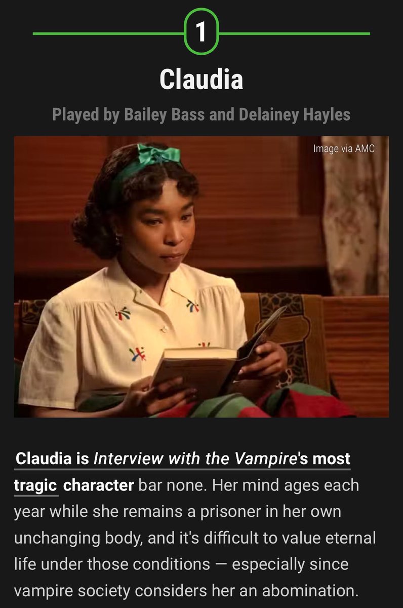 #InterviewWitnTheVampire 
#TheVampireLestat #iwtv 

Collider: The 10 Best Characters in AMC's 'Interview with the Vampire,' Ranked.

🔗: collider.com/interview-with…