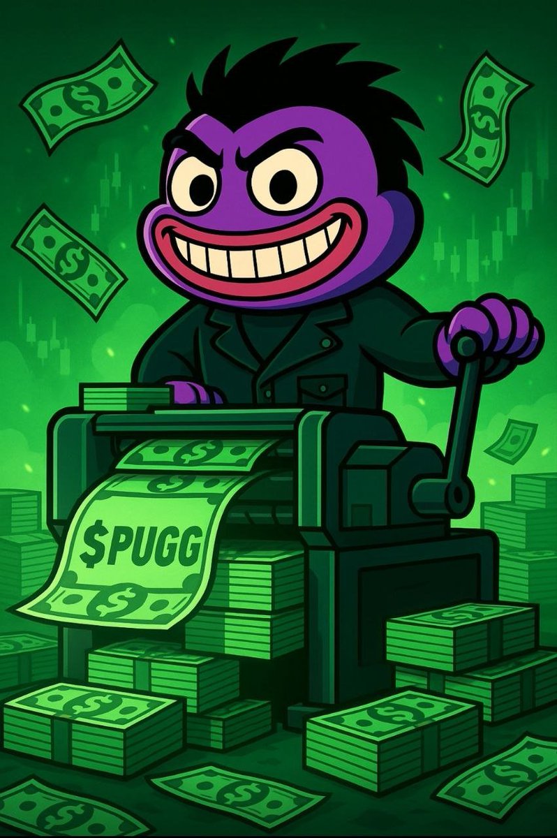 Time to print more money $PUGG 

dexscreener.com/solana/bj3phsp…

#PUGG #PEPE