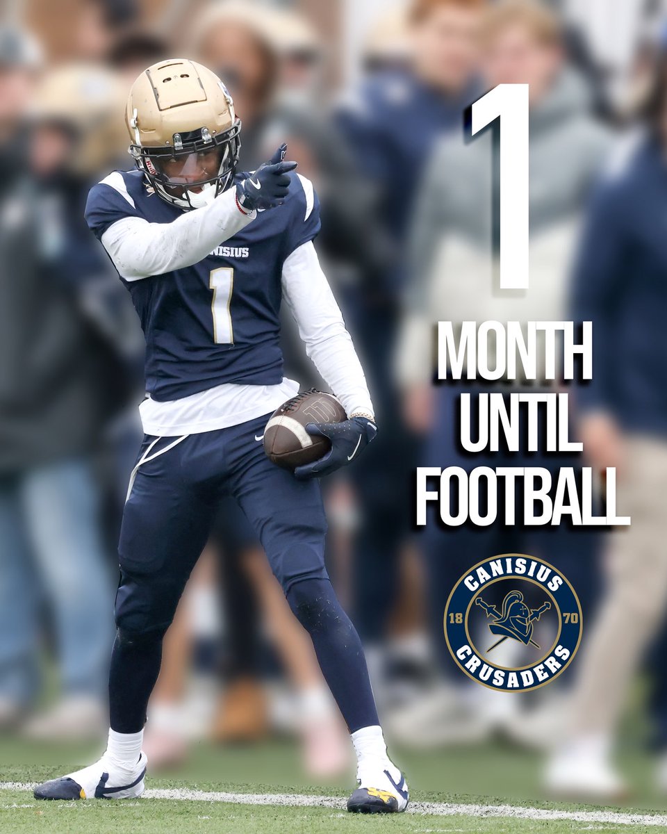Canisius HS Sports (@canisiussports) on Twitter photo One. Month. To. Go.
Saturday, Sept. 6: Scranton Prep (Pa.) at <a href="/CanisiusHSFB/">Canisius HS Football</a>, 2 p.m.
(Jahyden Clark ’25 of Buffalo, pictured, is now playing college football at Stetson University, which opened practice yesterday.) One. Month. To. Go.
Saturday, Sept. 6: Scranton Prep (Pa.) at <a href="/CanisiusHSFB/">Canisius HS Football</a>, 2 p.m.
(Jahyden Clark ’25 of Buffalo, pictured, is now playing college football at Stetson University, which opened practice yesterday.)