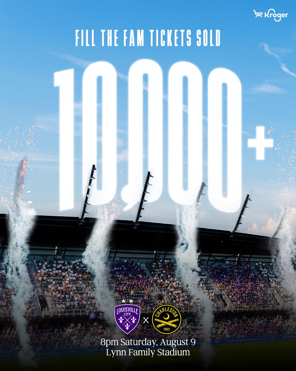 Working our way towards a packed house on Saturday 🤩

Help us Fill the Fam with purple this weekend 🎟️loucity.com/fillthefam